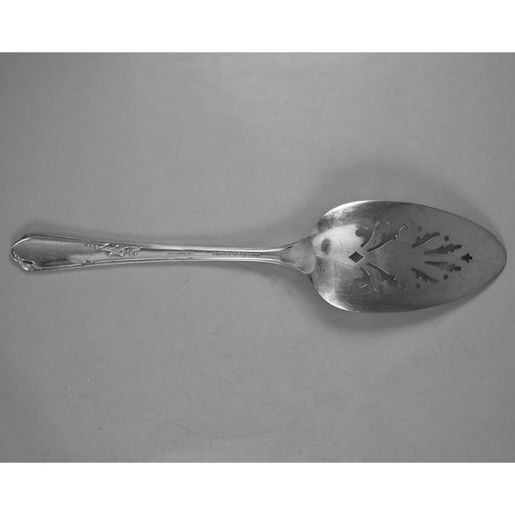 Wm A Rogers A1 Plus Meadowbrook Silverplate1936 Pierced Pie Server Oneida Silver - Picture 2 of 6